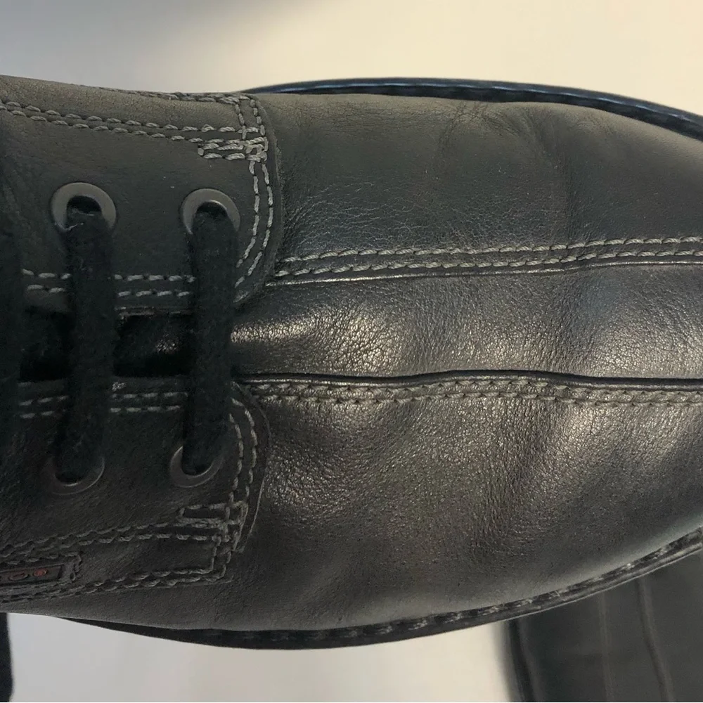 ECCO Men's Shoes Leathers SZ 9.5 EUR 43 Oxford Split Toe Comfort Derby Fusion
